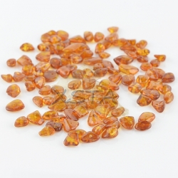 Chips Cognac amber beads Chips Cognac amber beads